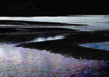 evening river