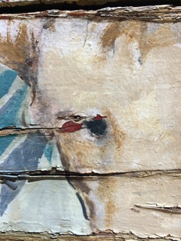 closeup, bullring stands, Ronda